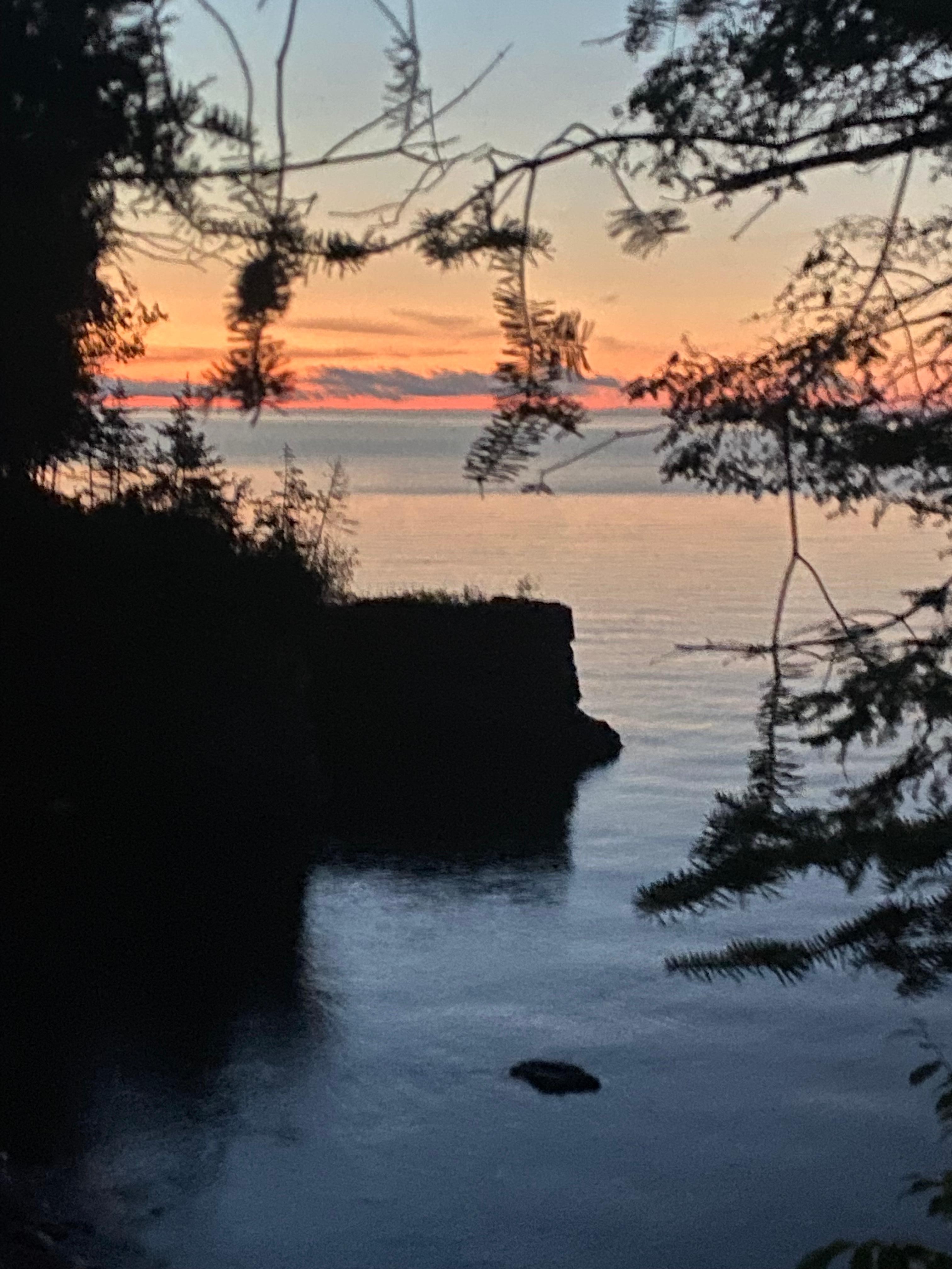 Morning sunrise  from our chairs