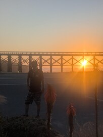 Sunset from yard