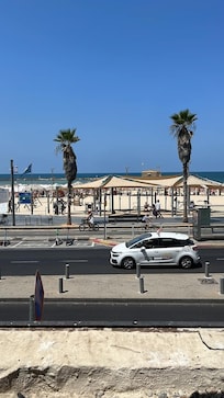 View from our room—we’re practically on the beach!