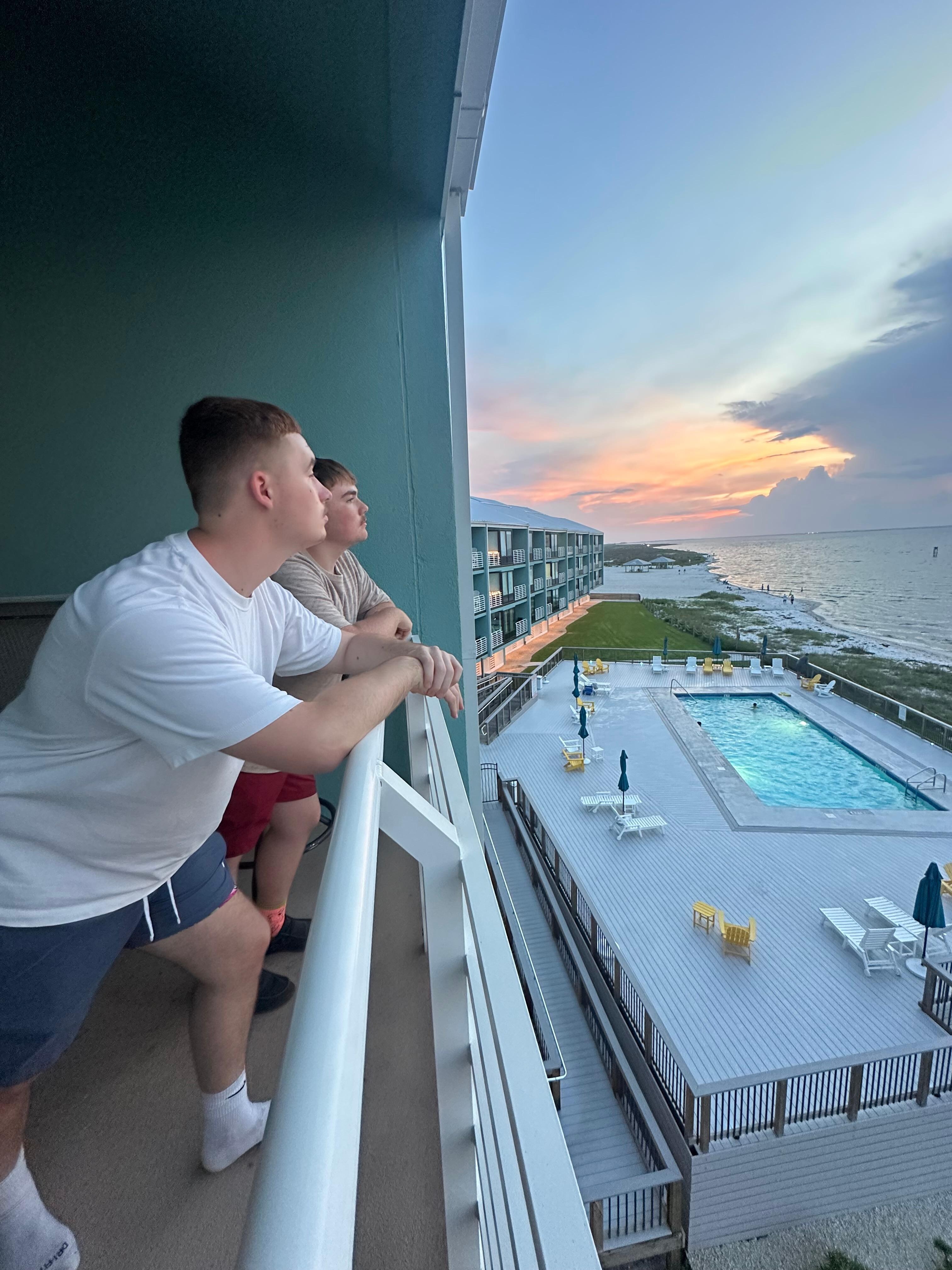 Close to the pool with amazing bay views 
