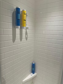 All supplies were empty in shower