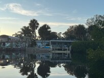 View of the house from the kayak