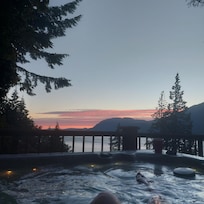 View from hottub