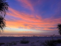 One of the beautiful sunsets we got to experience