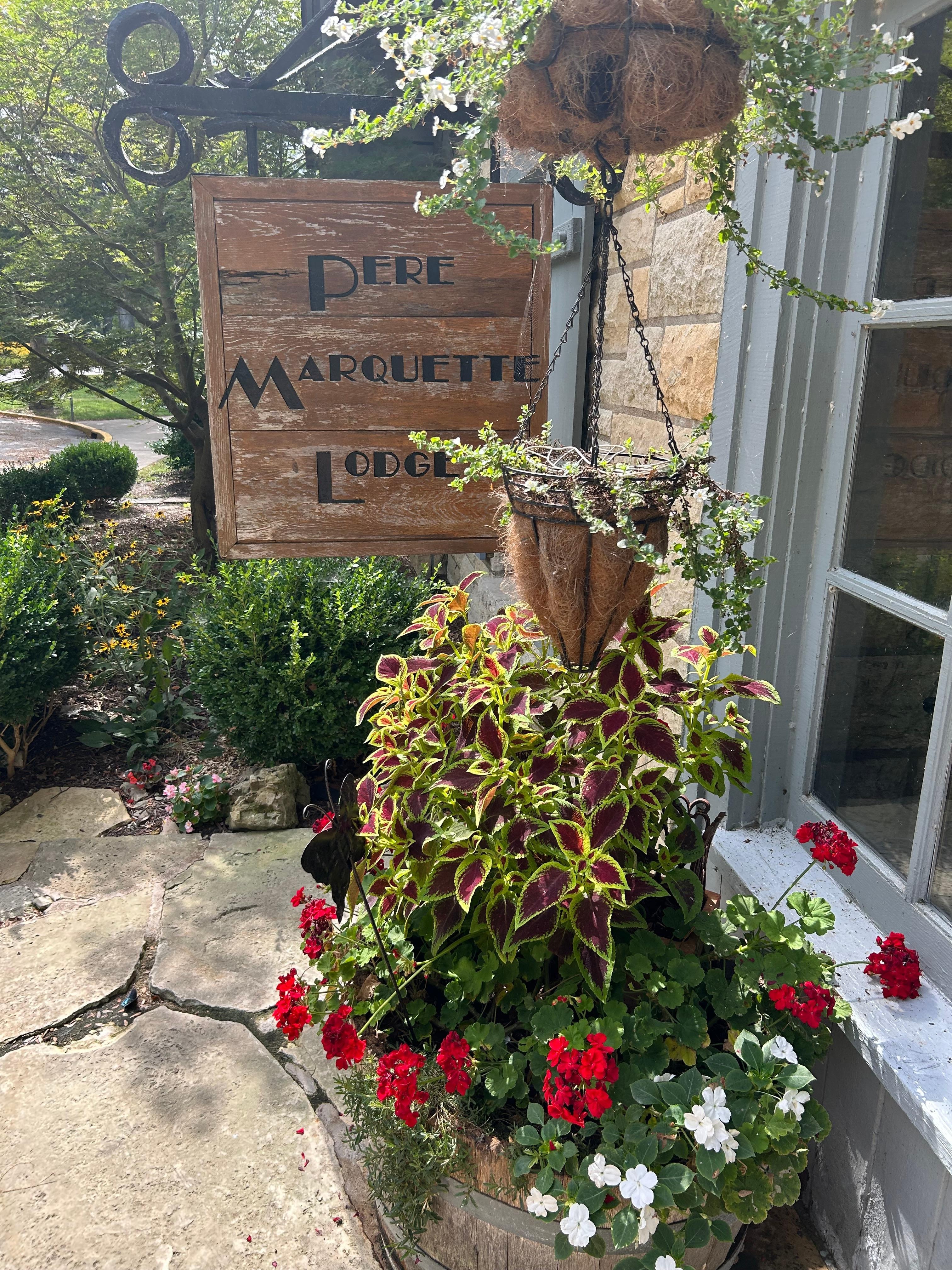 The beautiful Pere Marquette lodge. 