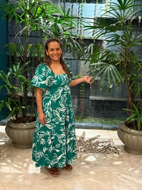 Hotel lobby, waterfalls wall, very peaceful and relaxing!
