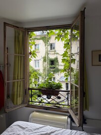 The breeze and light coming into the bedroom was delightful!