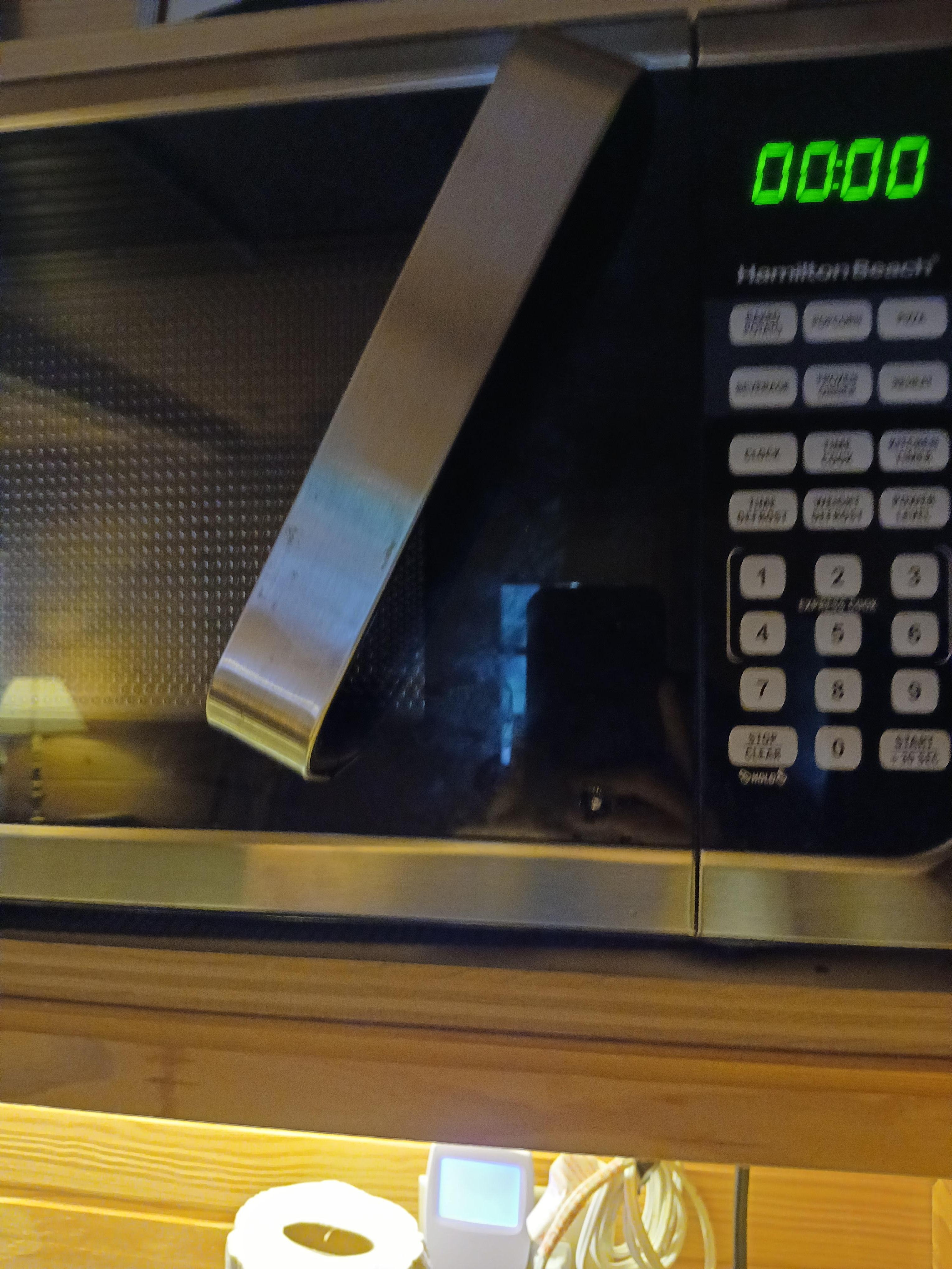 Microwave handle broken 