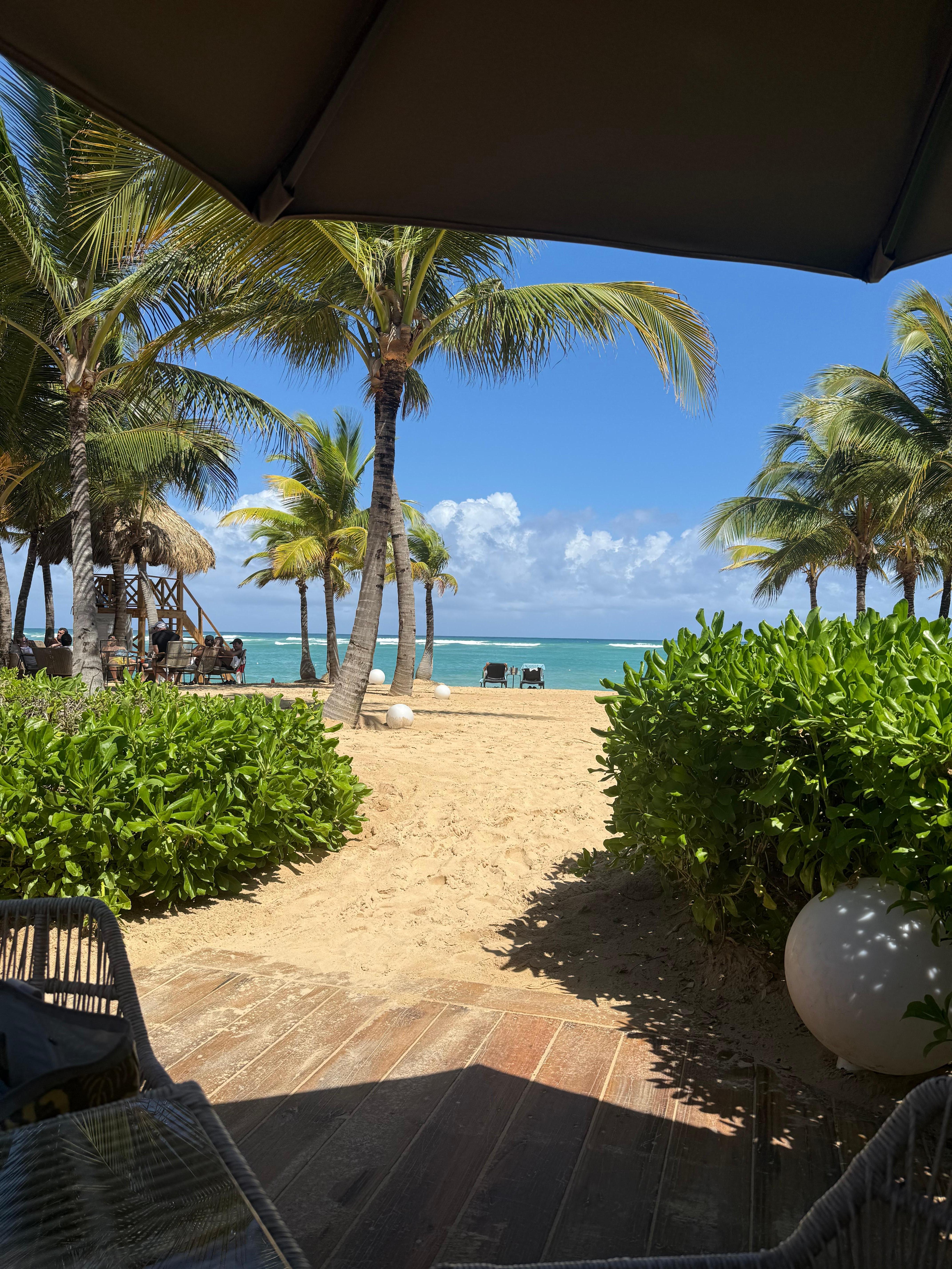 View from the surfside ceviche restaurant