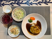 Hamburger steak (dinner)