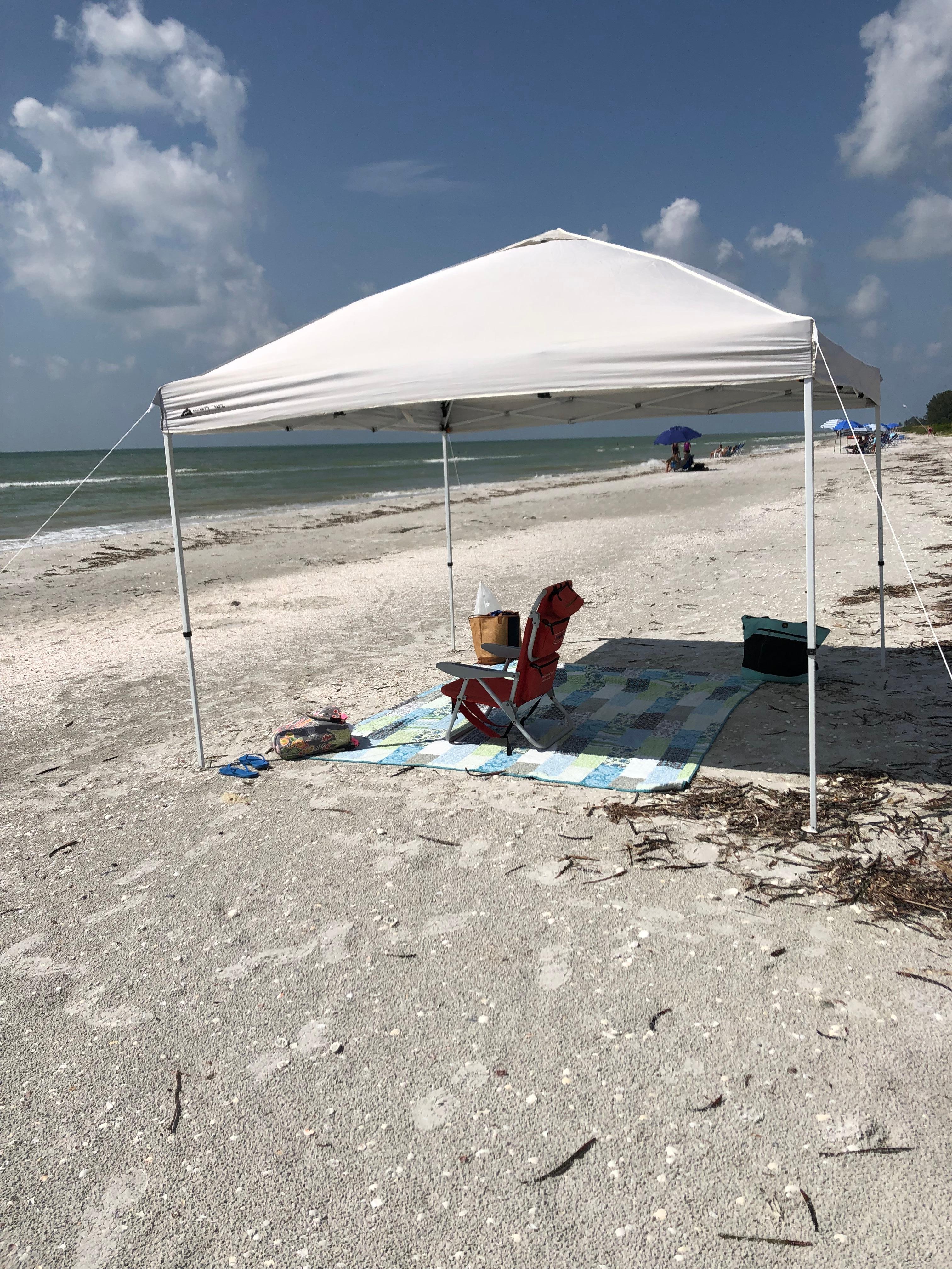 Had the beach to ourselves