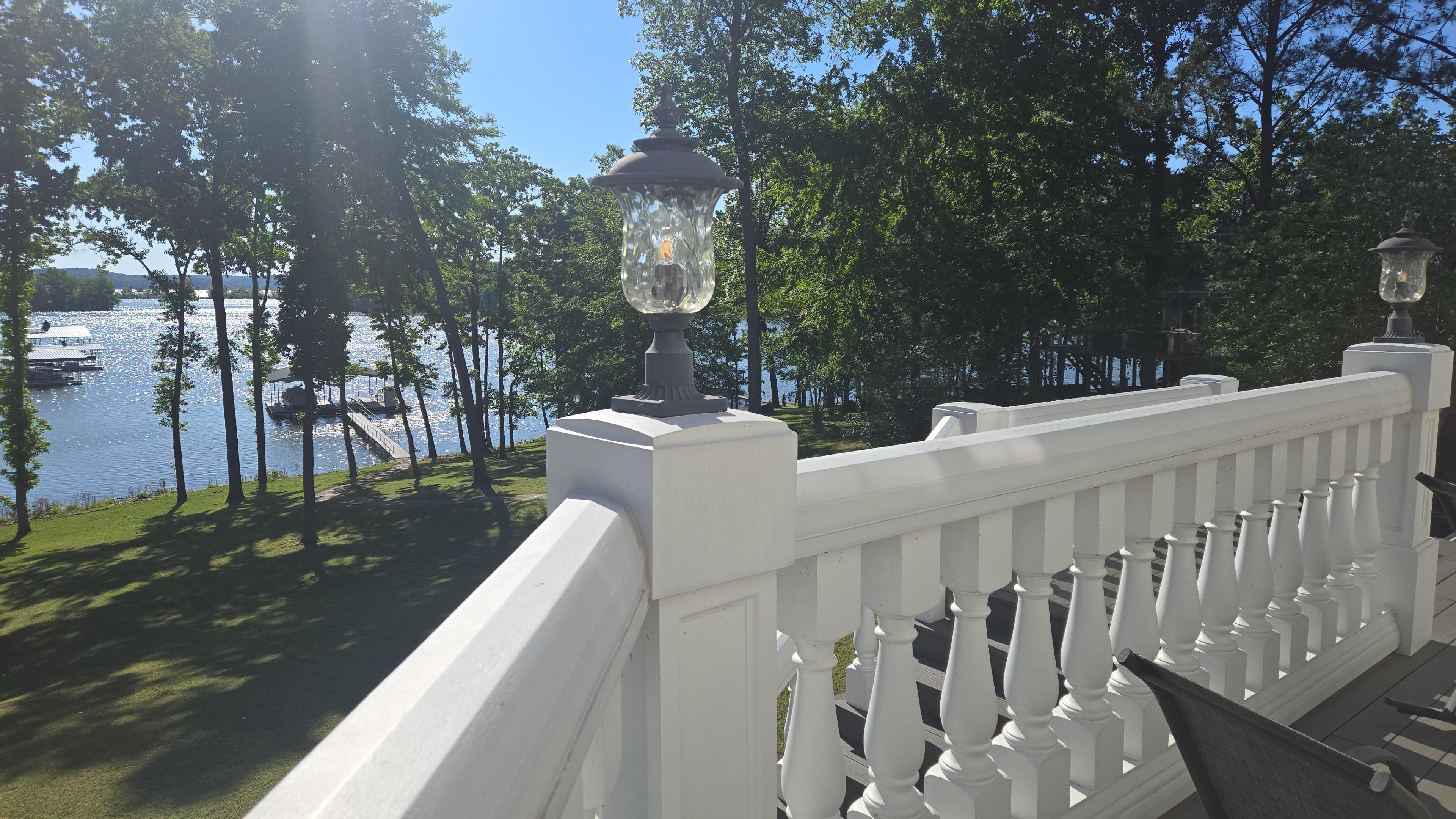 Woke up our first morning there to the most beautiful view!