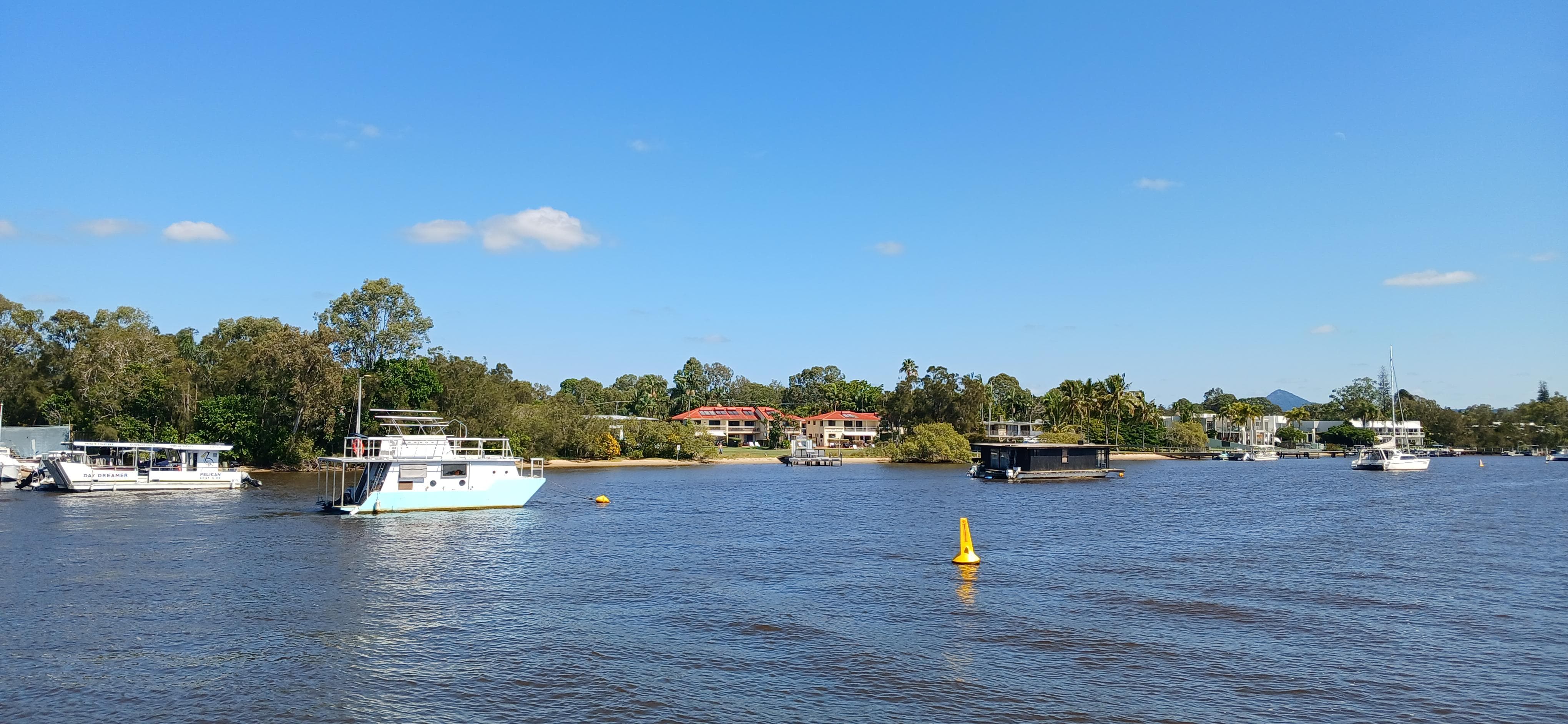 View of Cayman Quays from the ferry