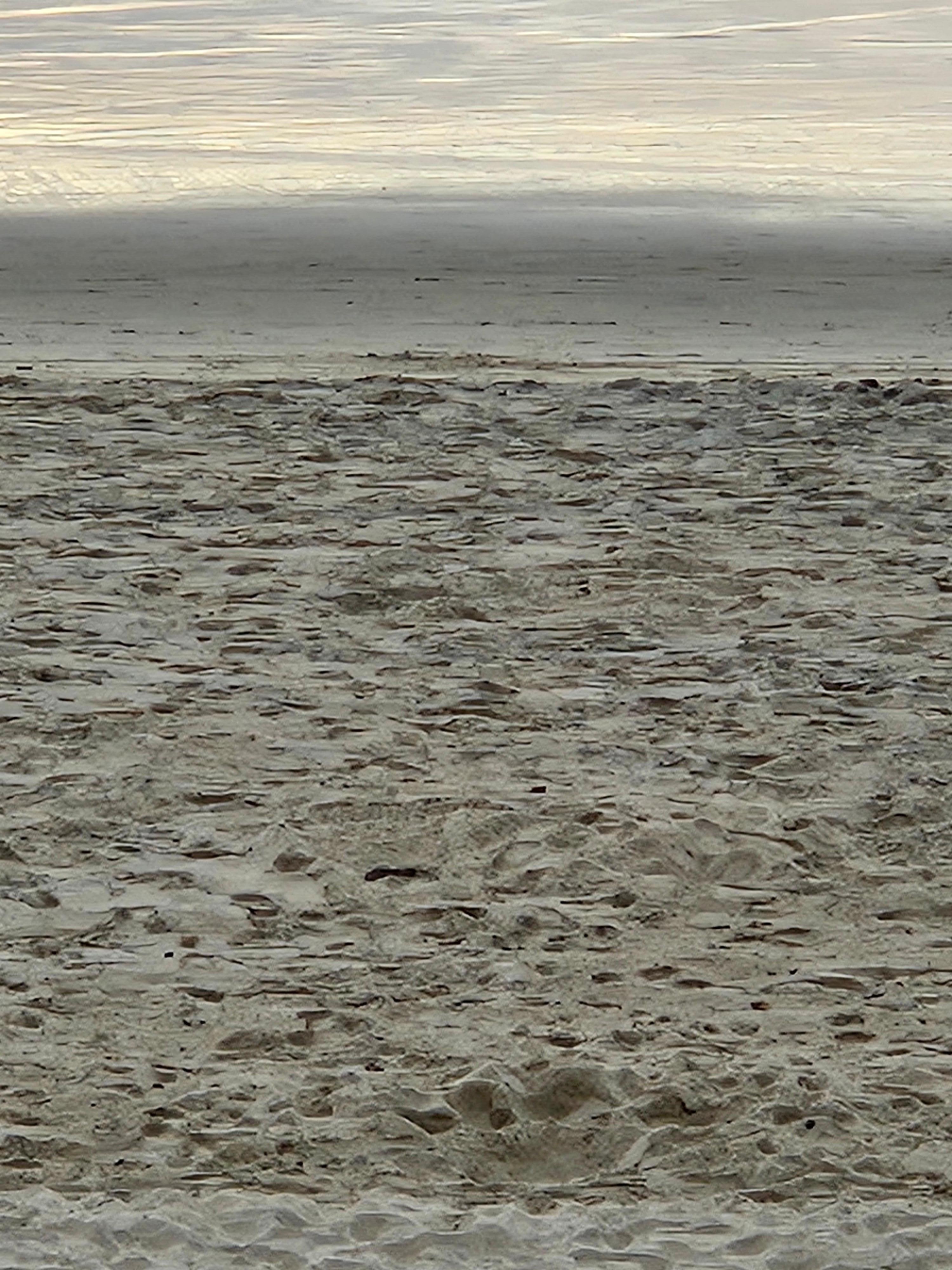 How close the sand is all outside the big living room window