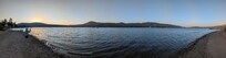 Panorama from beach
