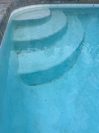 Pool needs resurfacing and the light did not work