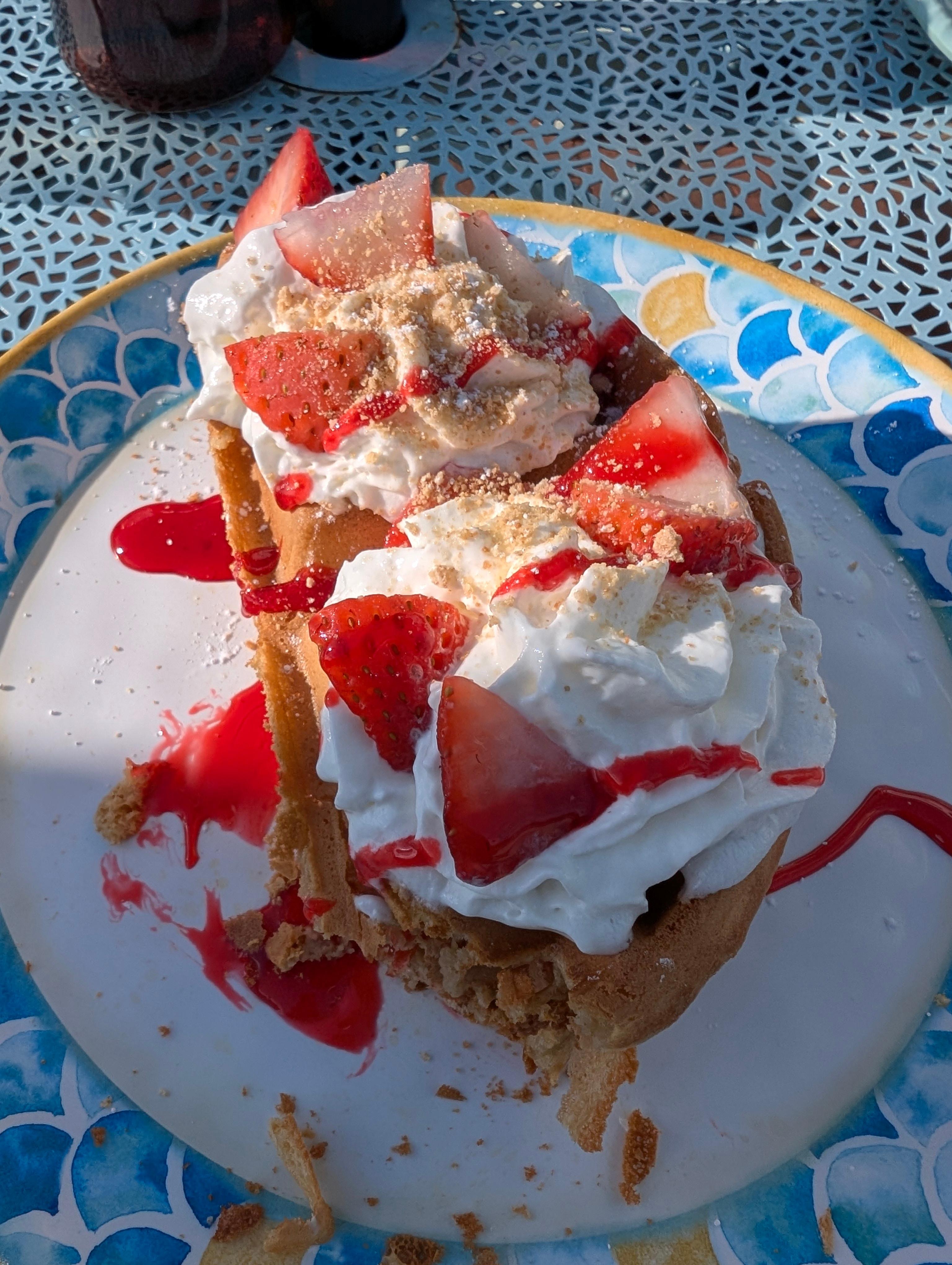 Strawberry Waffle from the Mermaid Cafe 