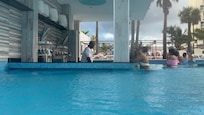 Swim up bar