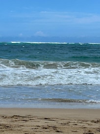 View from the Holiday Inn reserved section of the beach. A short walk from the hotel.
