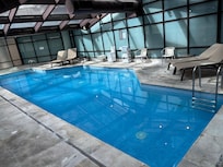 Indoor pool and sauna