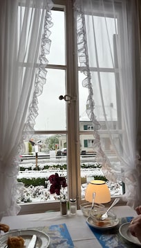 View during our breakfast.