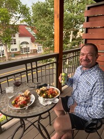 Dinner on the balcony