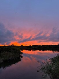 Sunset over Salt Pond