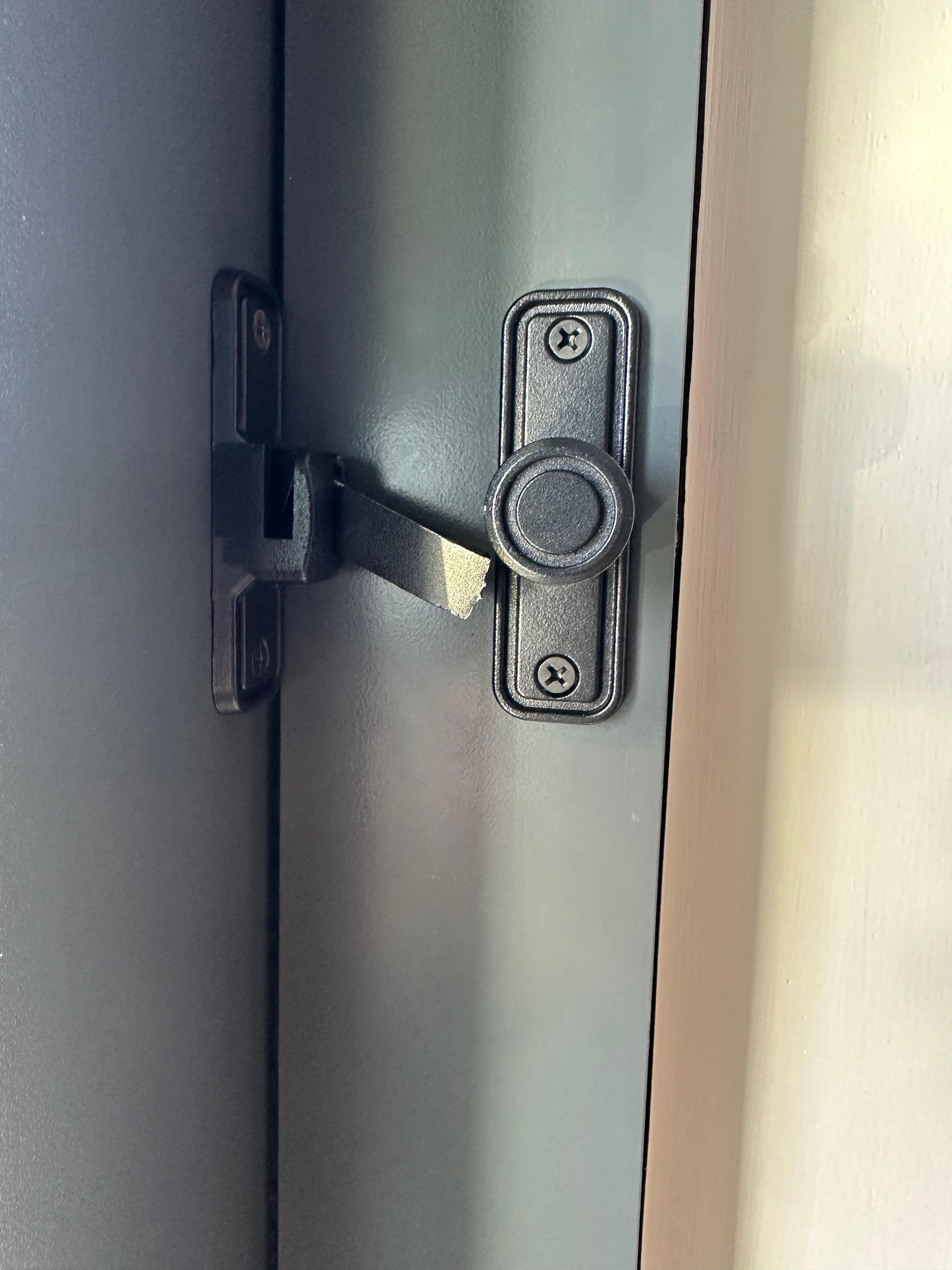 Broken balcony lock