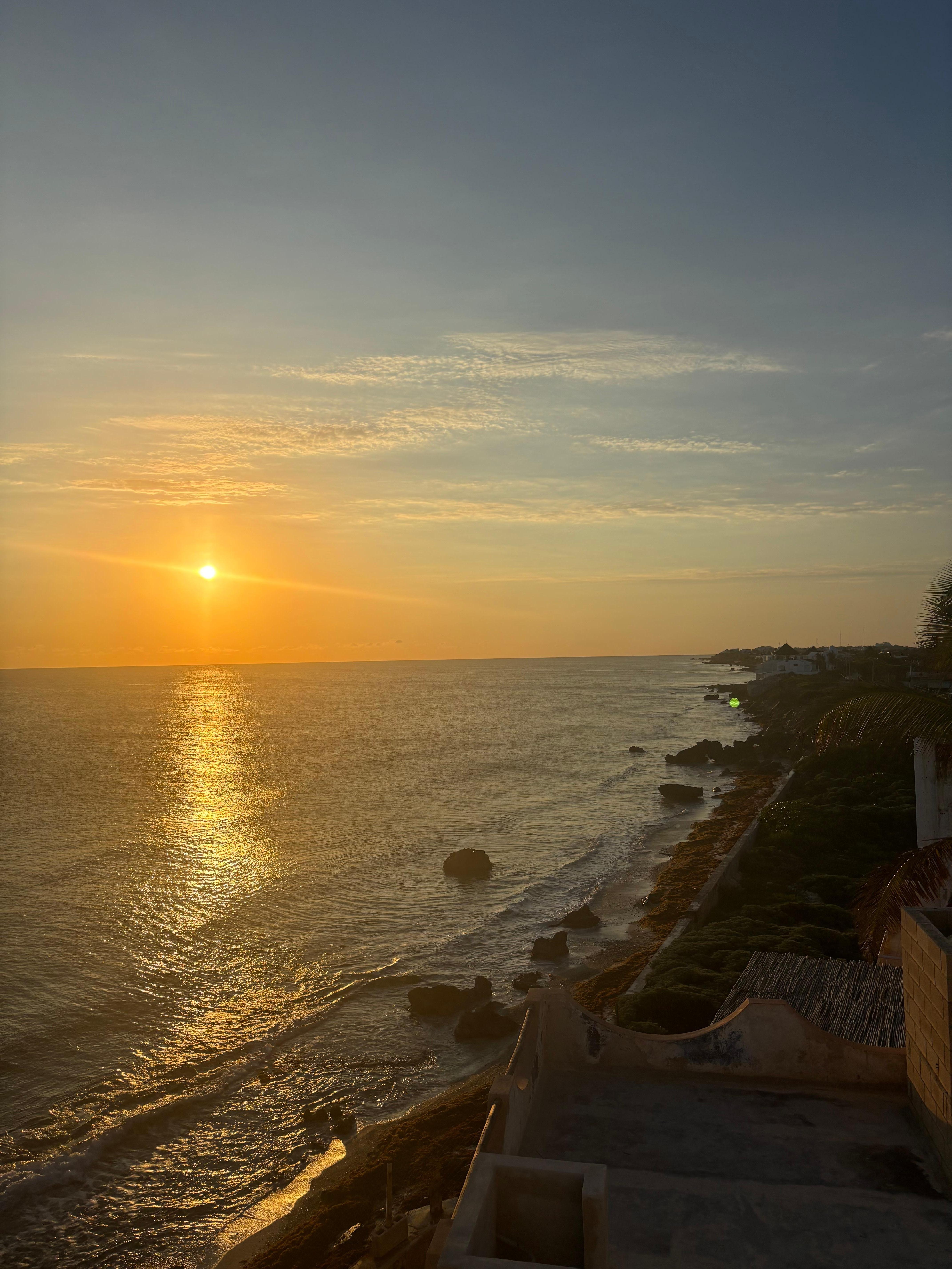 Sunrise from the rooftop