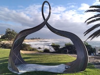 view north from our balcony