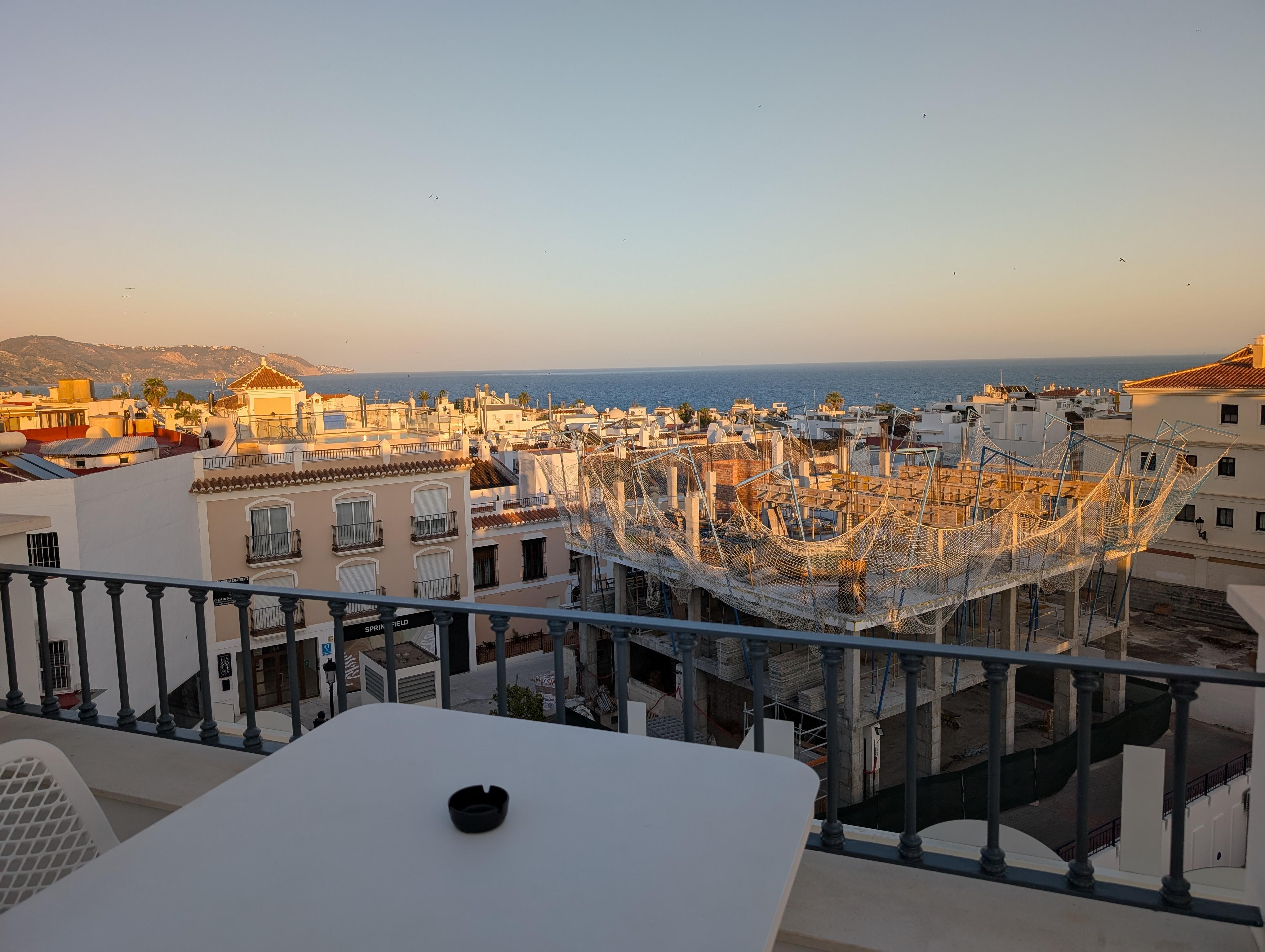 View from the rooftop bar