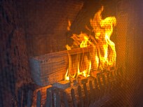 Starting the fire in the fireplace, plenty of wood in kindling and it was my adult daughter’s first time starting a fire. She was very proud.