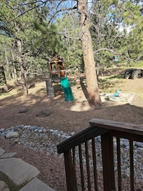 Kids loved playing outside!