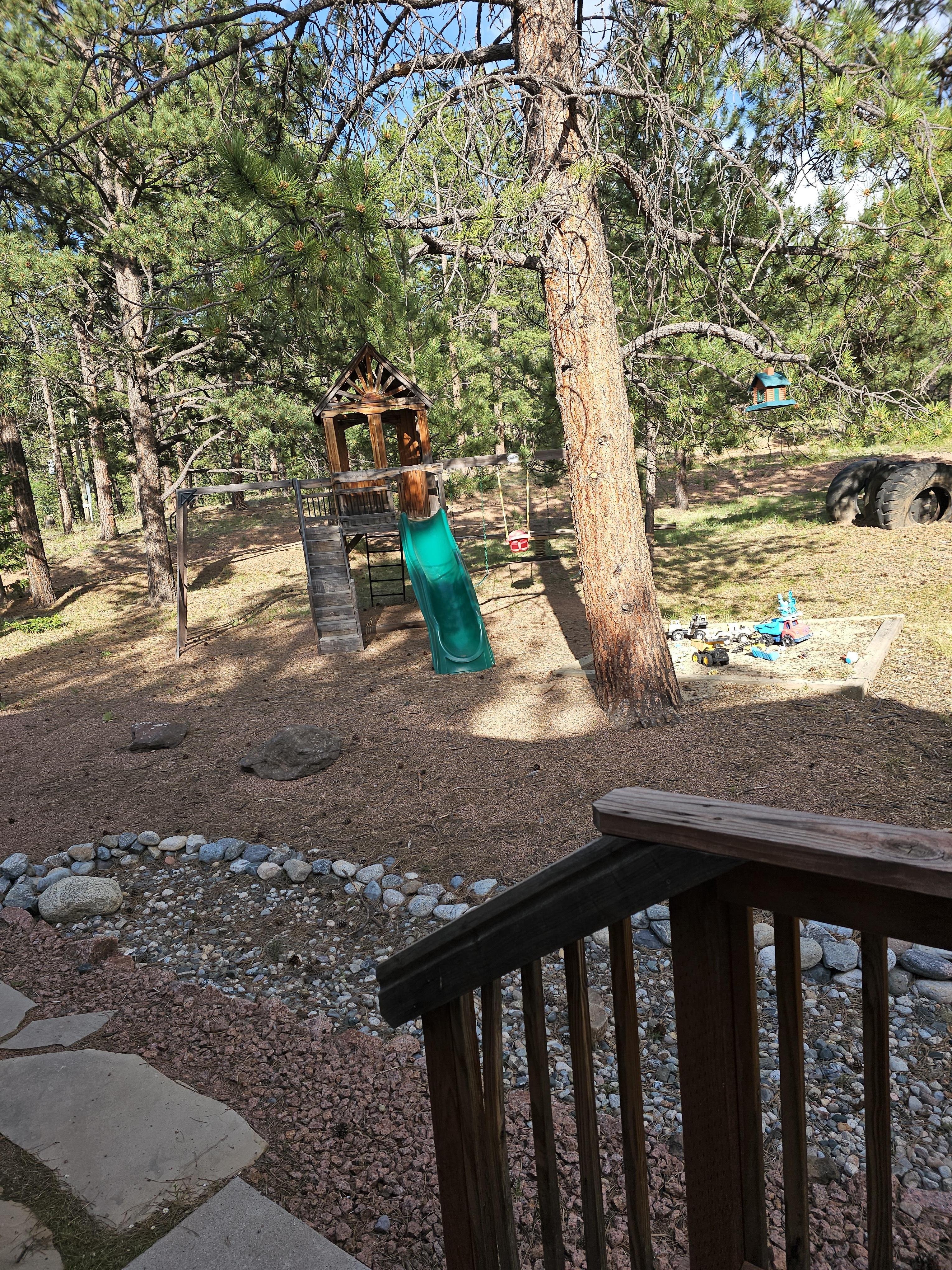 Kids loved playing outside!