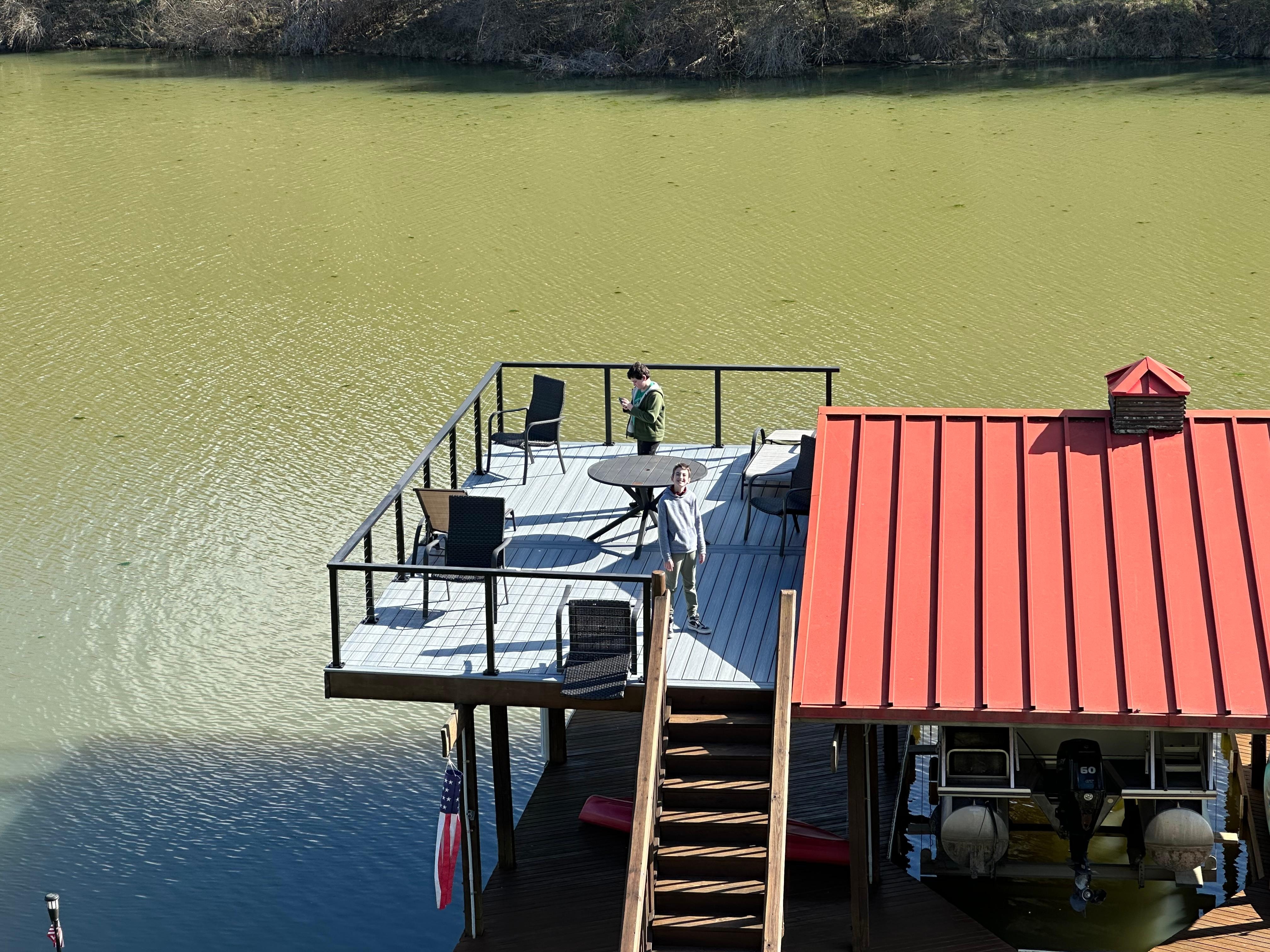 Kids at the dock.