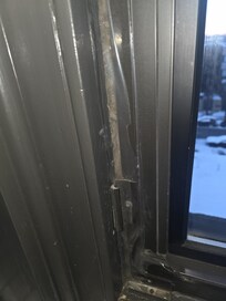 Packing Tape on Window