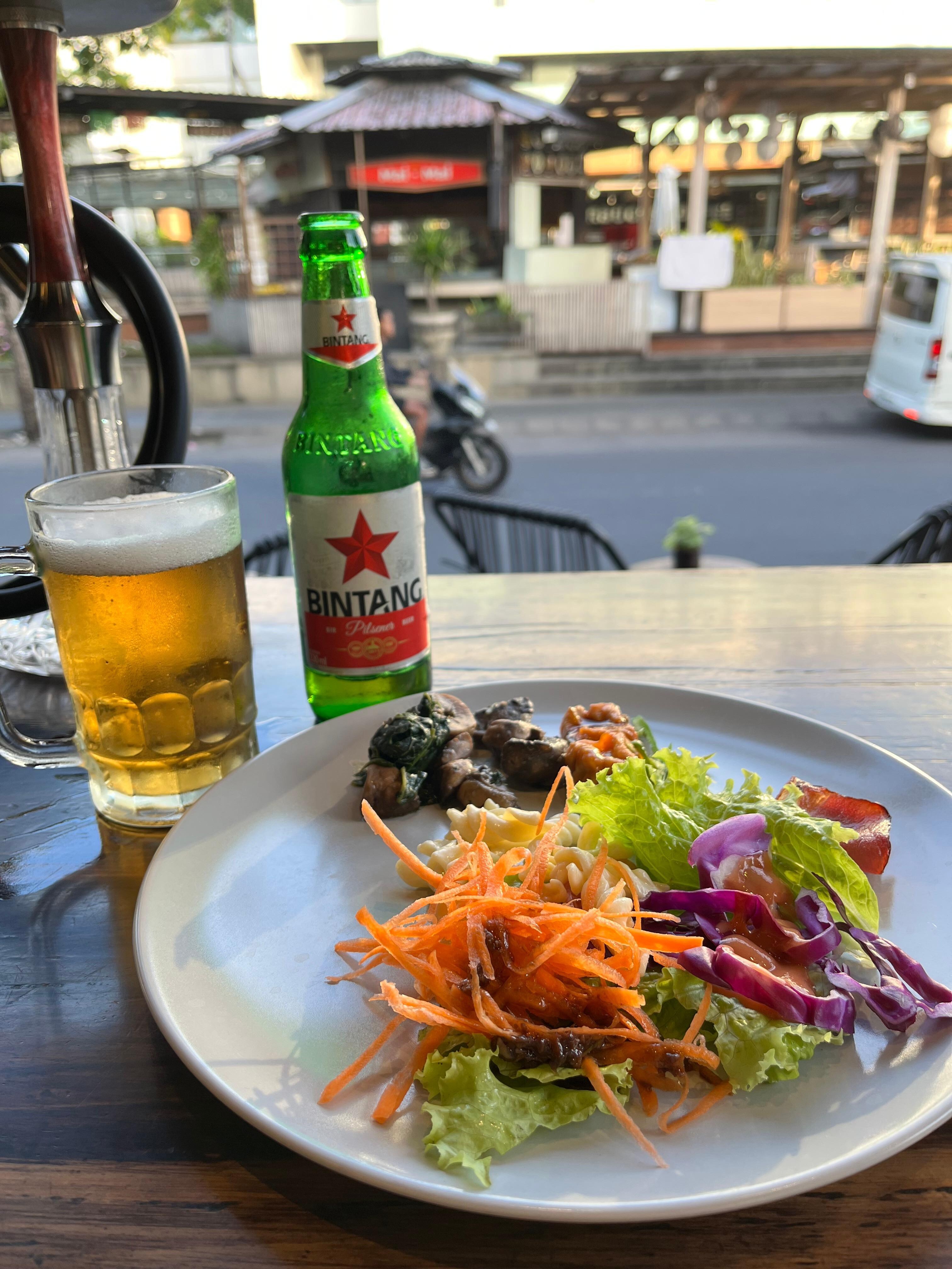 ビールは追加