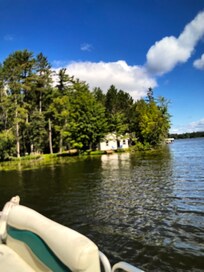 Beautiful view from the pontoon. Location is wonderful!!!