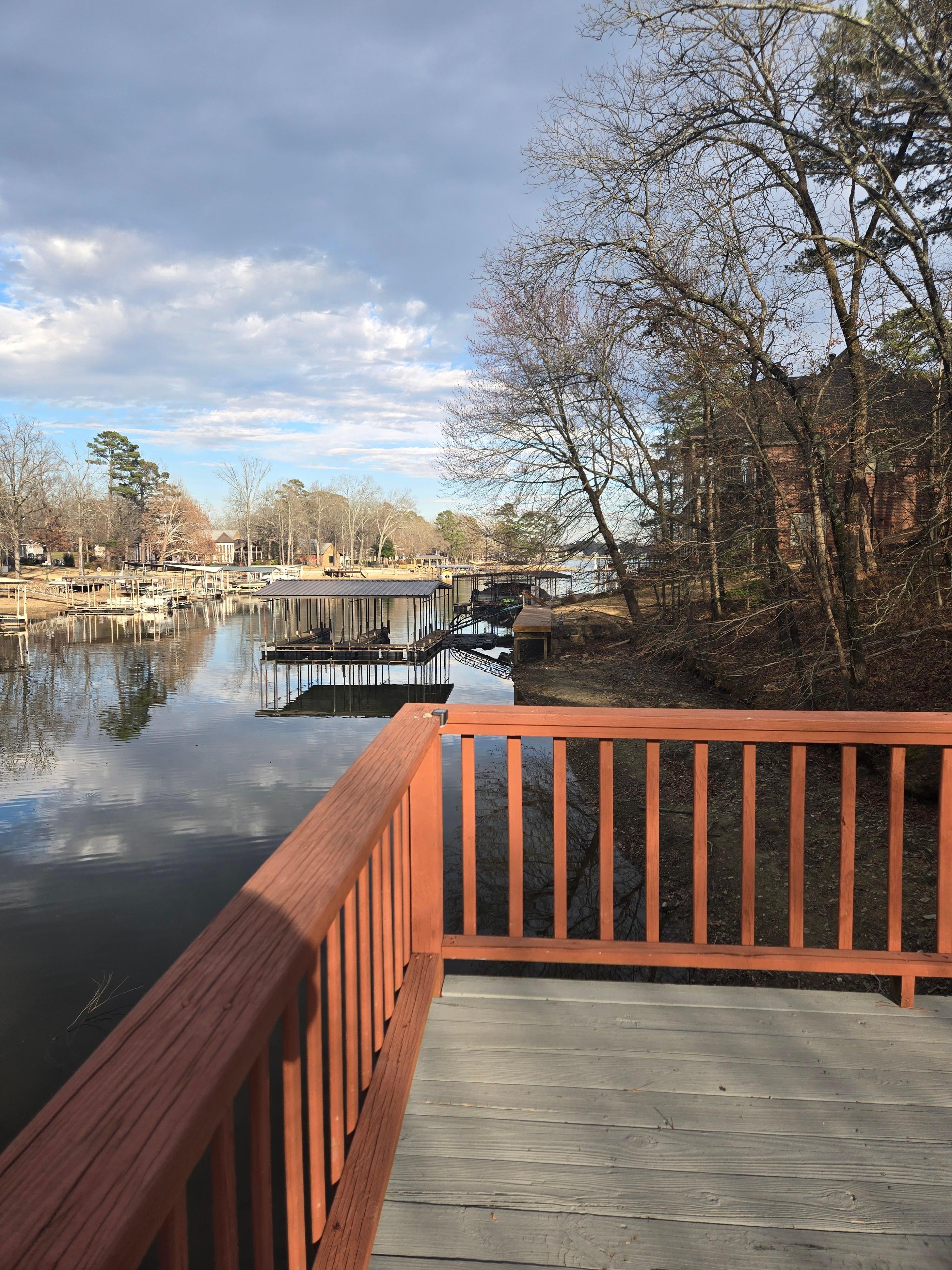 Where we spent most of our time. The deck is perfect. 