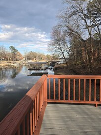 Where we spent most of our time. The deck is perfect.