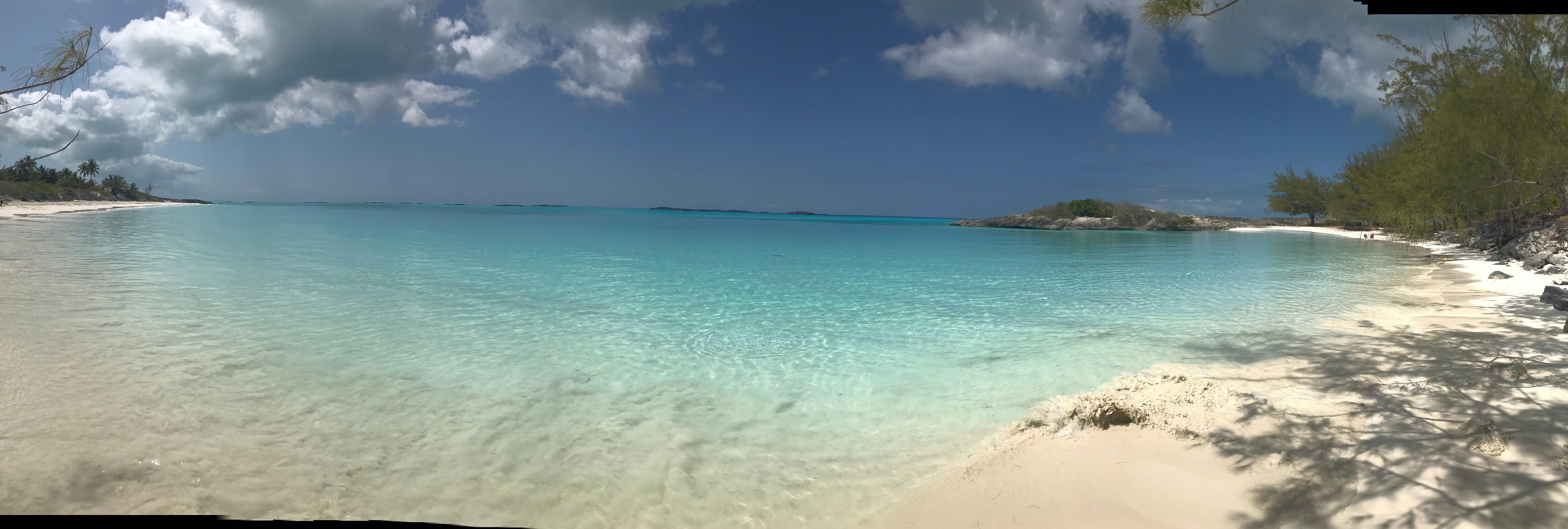 Panorama of one of the may beautiful beaches.