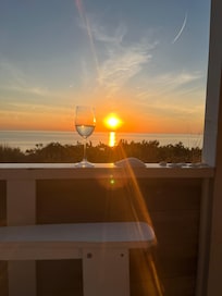 Nightly sunset early October