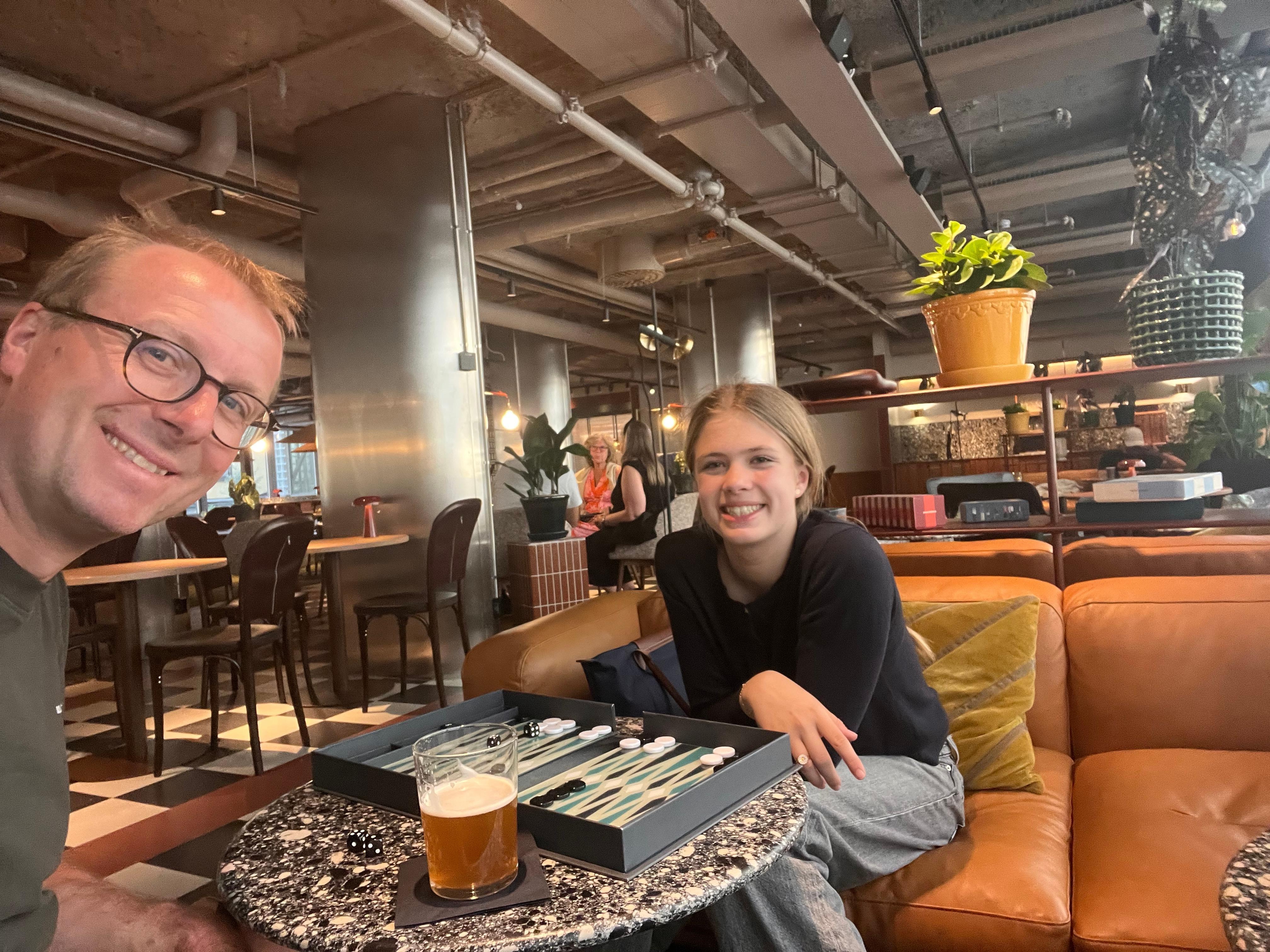 Hygge i lobbyen