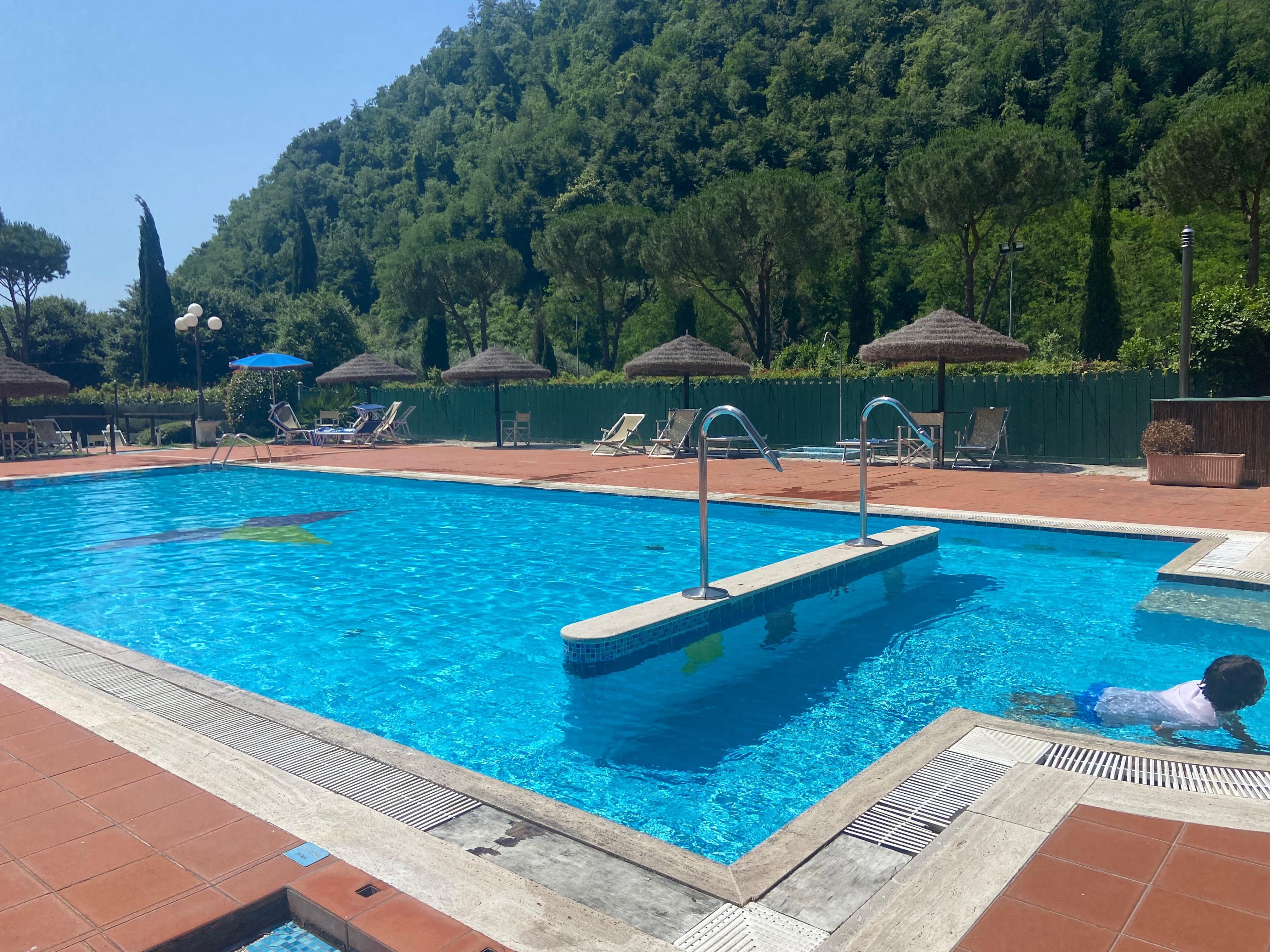 Generally worn down pool area