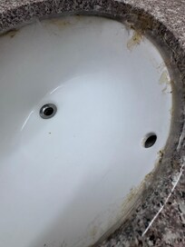 Broken sink