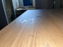 Sticky liquid on counters