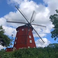 Sechsflügel Windmühle von Strängnes