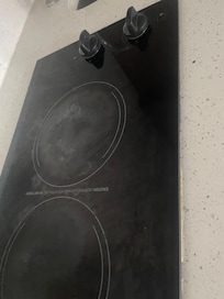 Dirty stove top