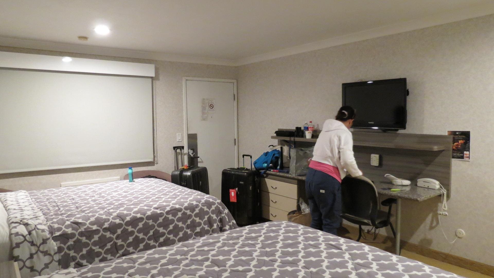 Bedroom view, Castle Inn