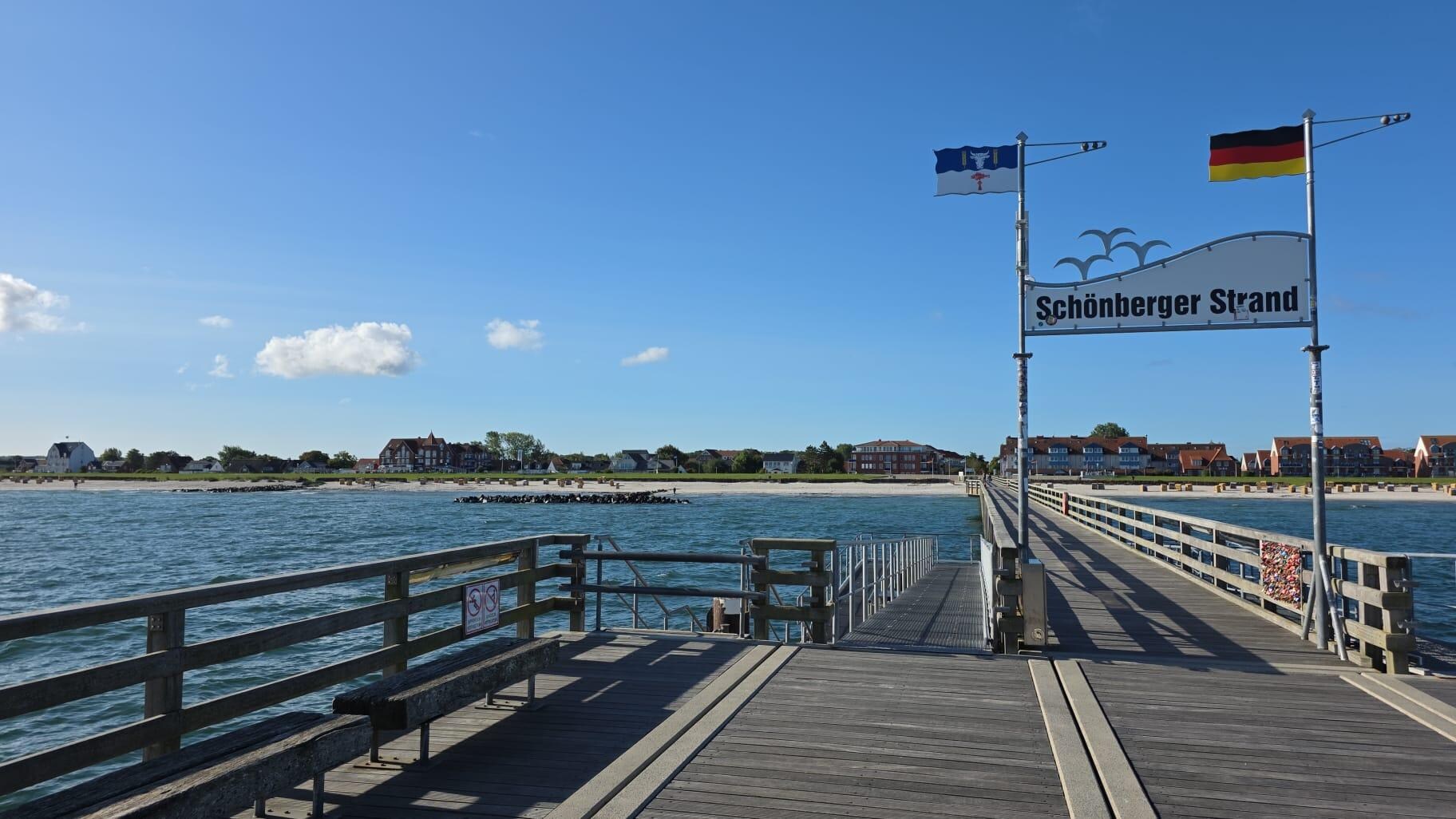 Seebrücke von Schöneberger Strand 